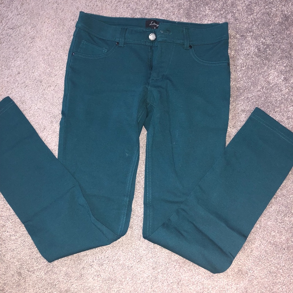 Teal Jeggings